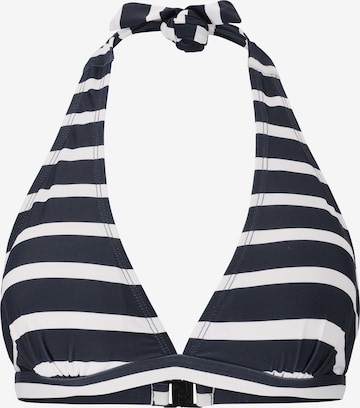 Cruz Triangel Bikinitop 'Pozzuoli' in Blau: Vorderseite