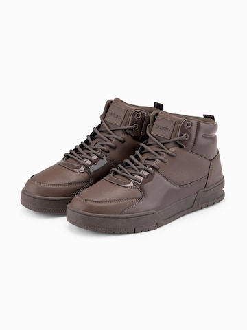 Ombre - Zapatillas deportivas altas en marrón