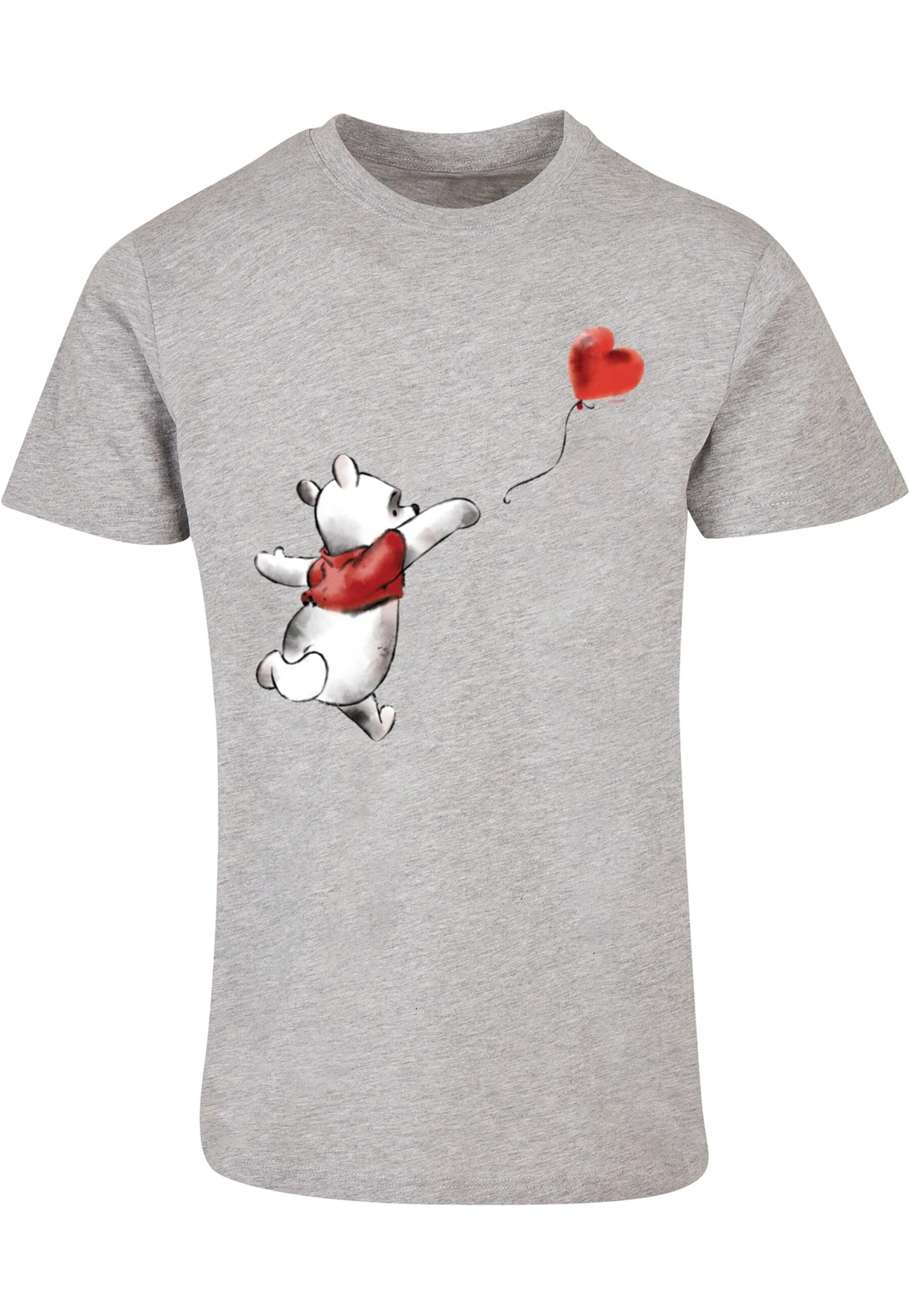 T-Shirt 'Winnie The Pooh - Balloon' ABSOLUTE CULT en gris : devant