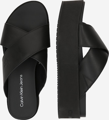 Calvin Klein Jeans Pantolette in Schwarz