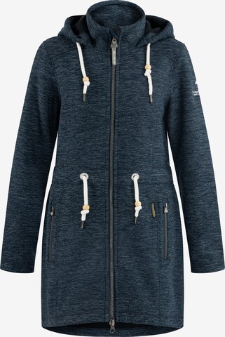 Schmuddelwedda Fleece jas in Blauw: voorkant