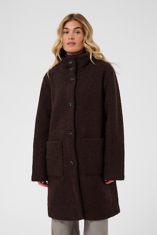 SAINT TROPEZ - Sobretudo de inverno em castanho: frente