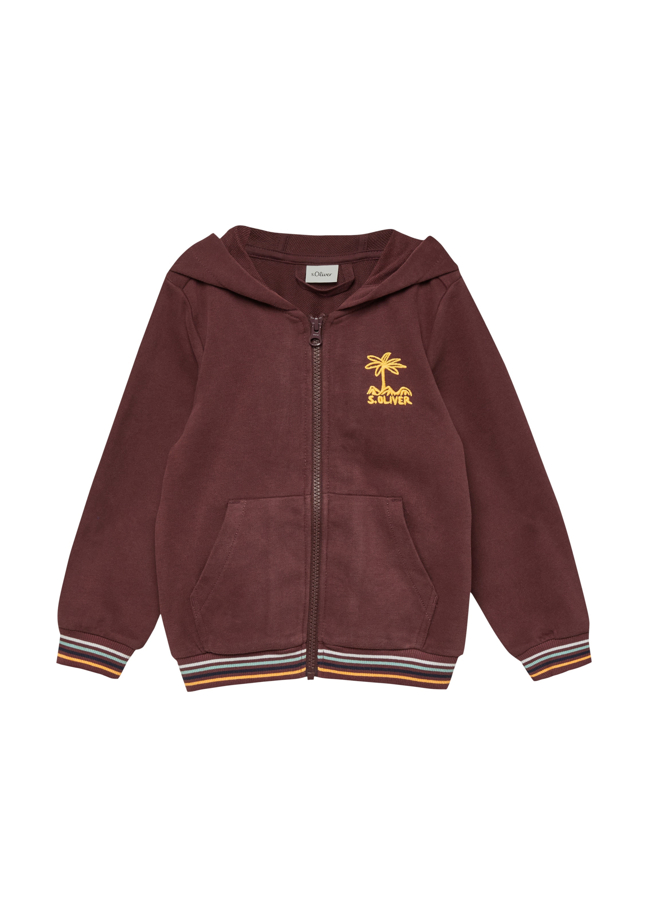 Veste de survêtement s.Oliver en rouge : devant