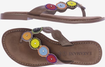 LAZAMANI Sandals & High-Heeled Sandals in 40 in Mixed colors: front