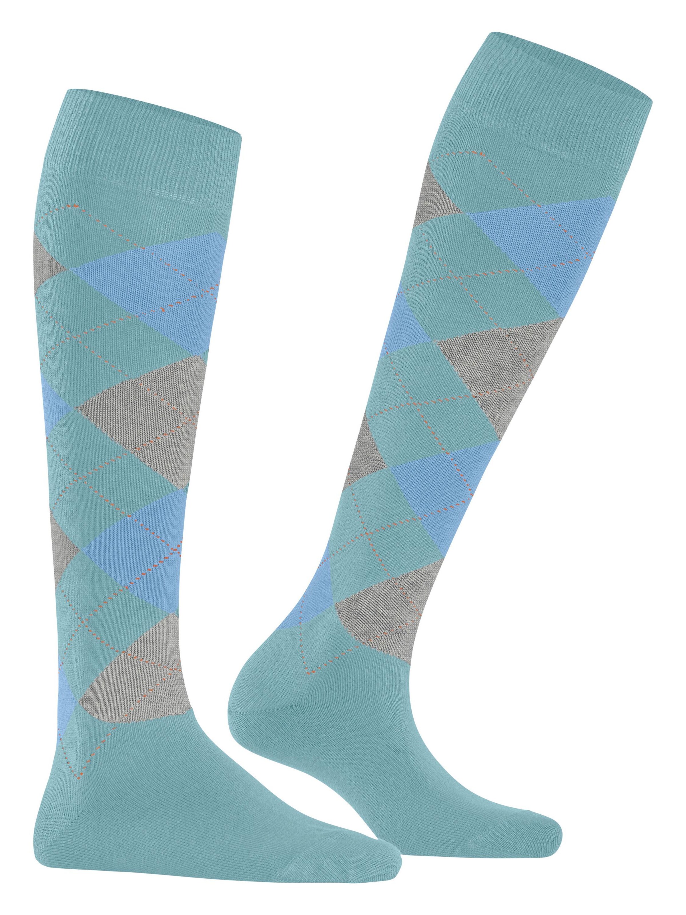 BURLINGTON Overknee Strümpfe 'Queen'‌ in Blau