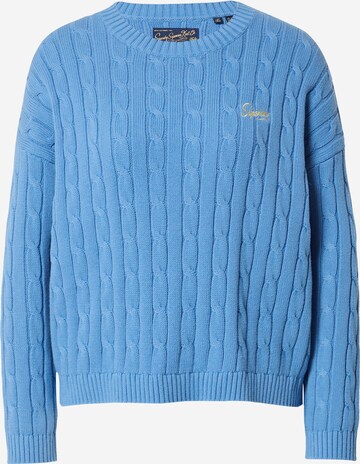 Superdry Sweater in Blue: front