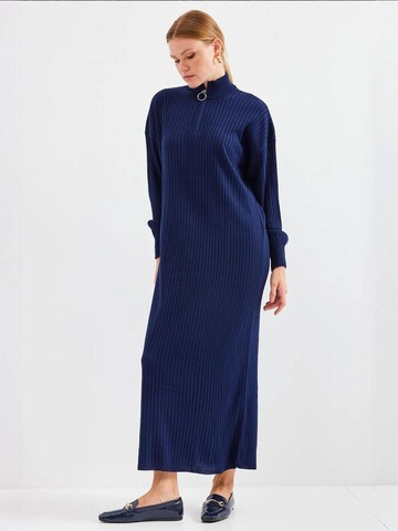 Bigdart Gebreide jurk 'Strickkleider' in Blauw: voorkant
