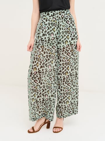Camomilla Italia Wide leg Trousers 'Packy' in Blue: front