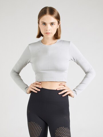 ADIDAS BY STELLA MCCARTNEY Funktionsbluse 'TrueStrength' i grå: forside