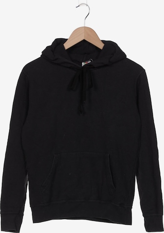 FRUIT OF THE LOOM Sweatshirt & Zip-Up Hoodie in S in Black: front