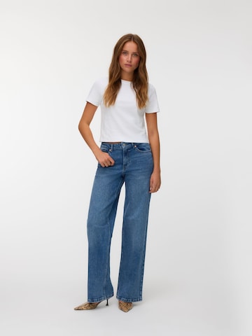 VERO MODA Wide Leg Jeans i blå