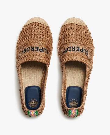 Espadrilles 'Raffia' Superdry en marron