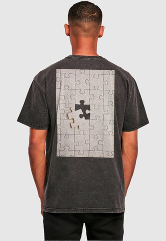 Merchcode Shirt 'Missing Piece' in Black: front