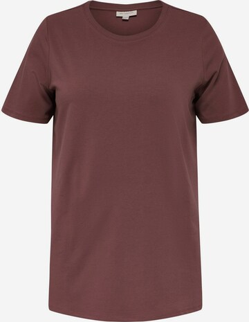 ONLY Carmakoma T-Shirt in Braun: predná strana
