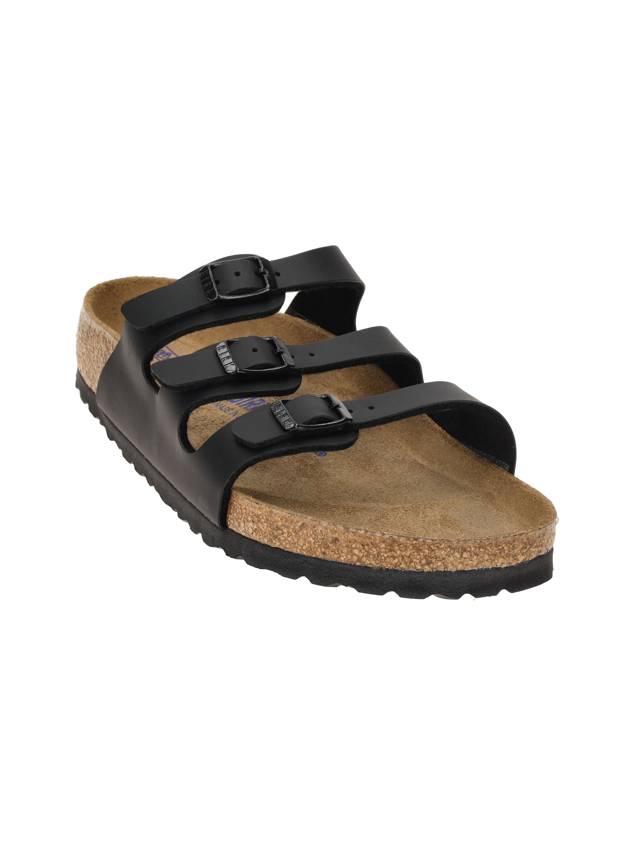 BIRKENSTOCK Pantolette 'Birkenstock Florida 53011' in Schwarz