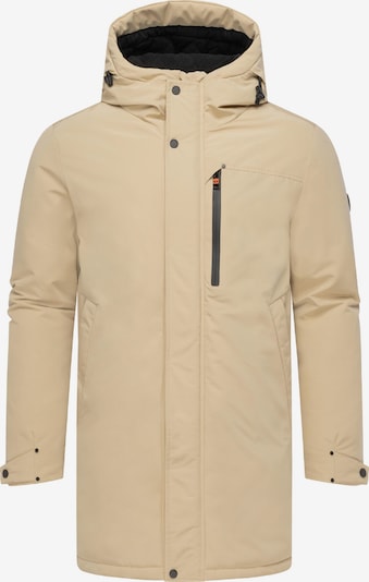 STONE HARBOUR Pitkä talvitakki 'Phinoo XX' värissä hiekka, Tuotenäkymä