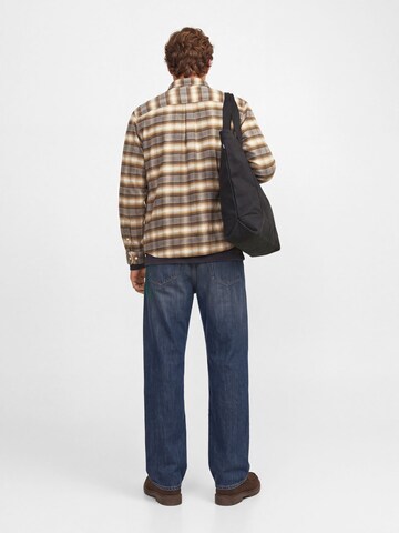 JACK & JONES Regular Fit Hemd in Braun