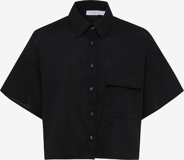 St MRLO Blouse in Black: front