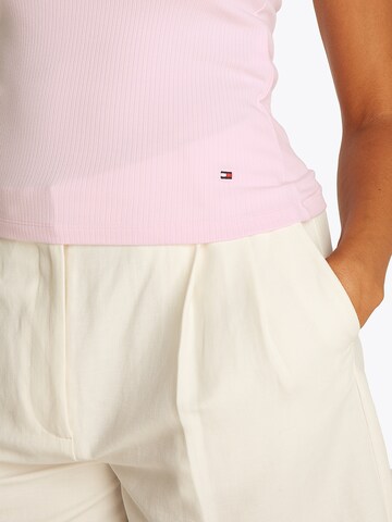 TOMMY HILFIGER Top w kolorze różowy