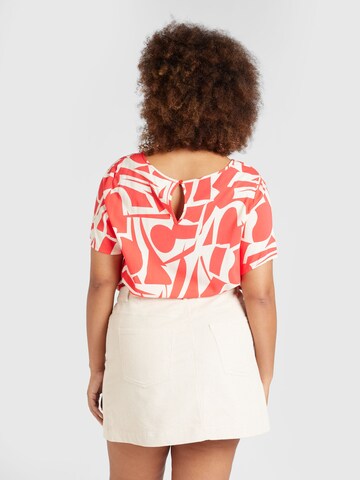 Camicia da donna 'CARNova' di ONLY Carmakoma in rosso