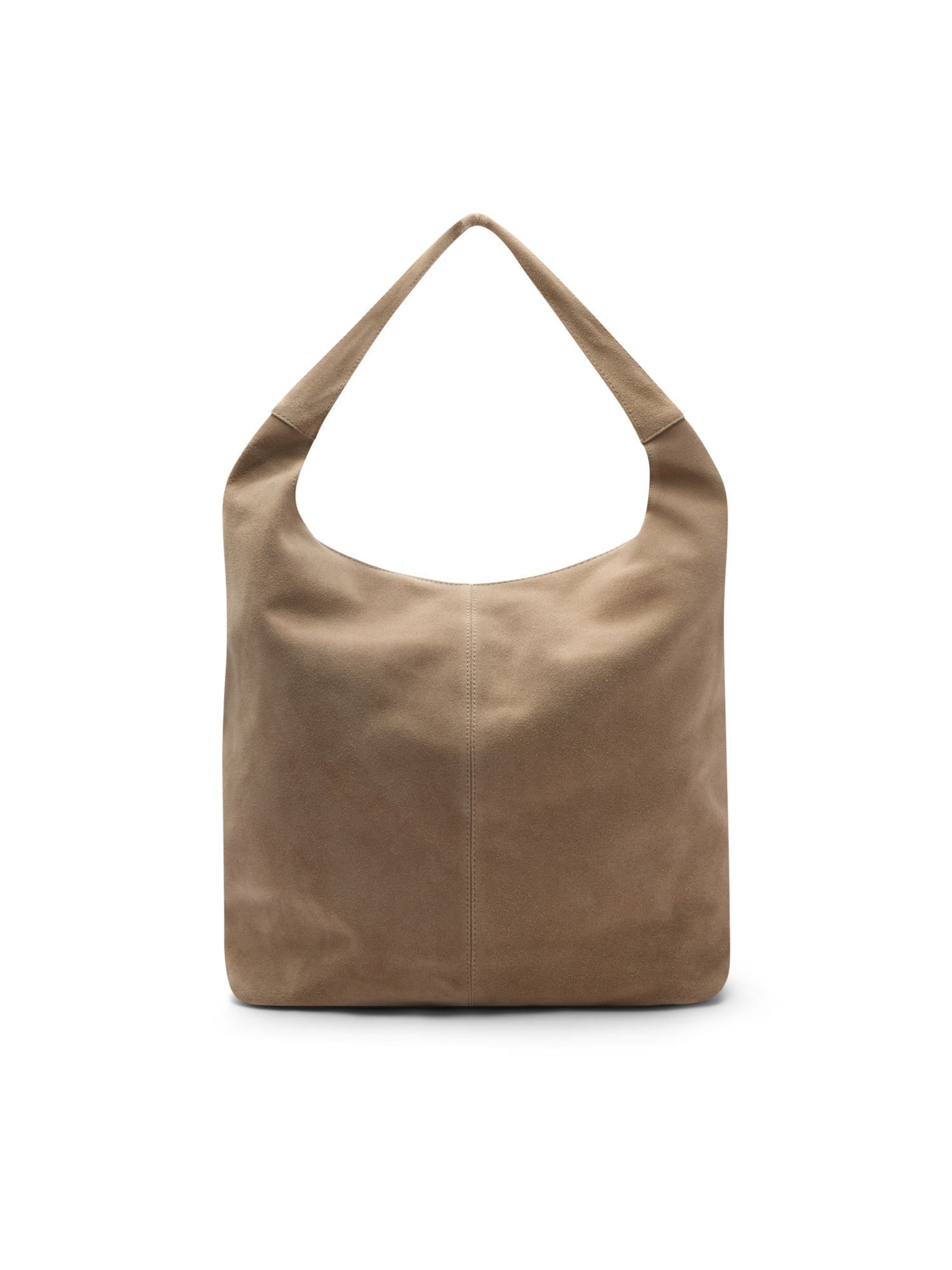 MANFIELD Shoulder Bag in Beige: front