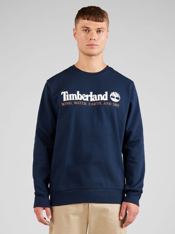 TIMBERLAND Mikina - Modrá: predná strana