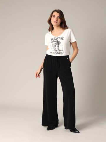 Wide Leg Pantalon 'Soya' Deeluxe en noir