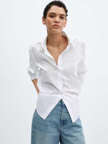 MANGO Blouse 'REGU' in White: front