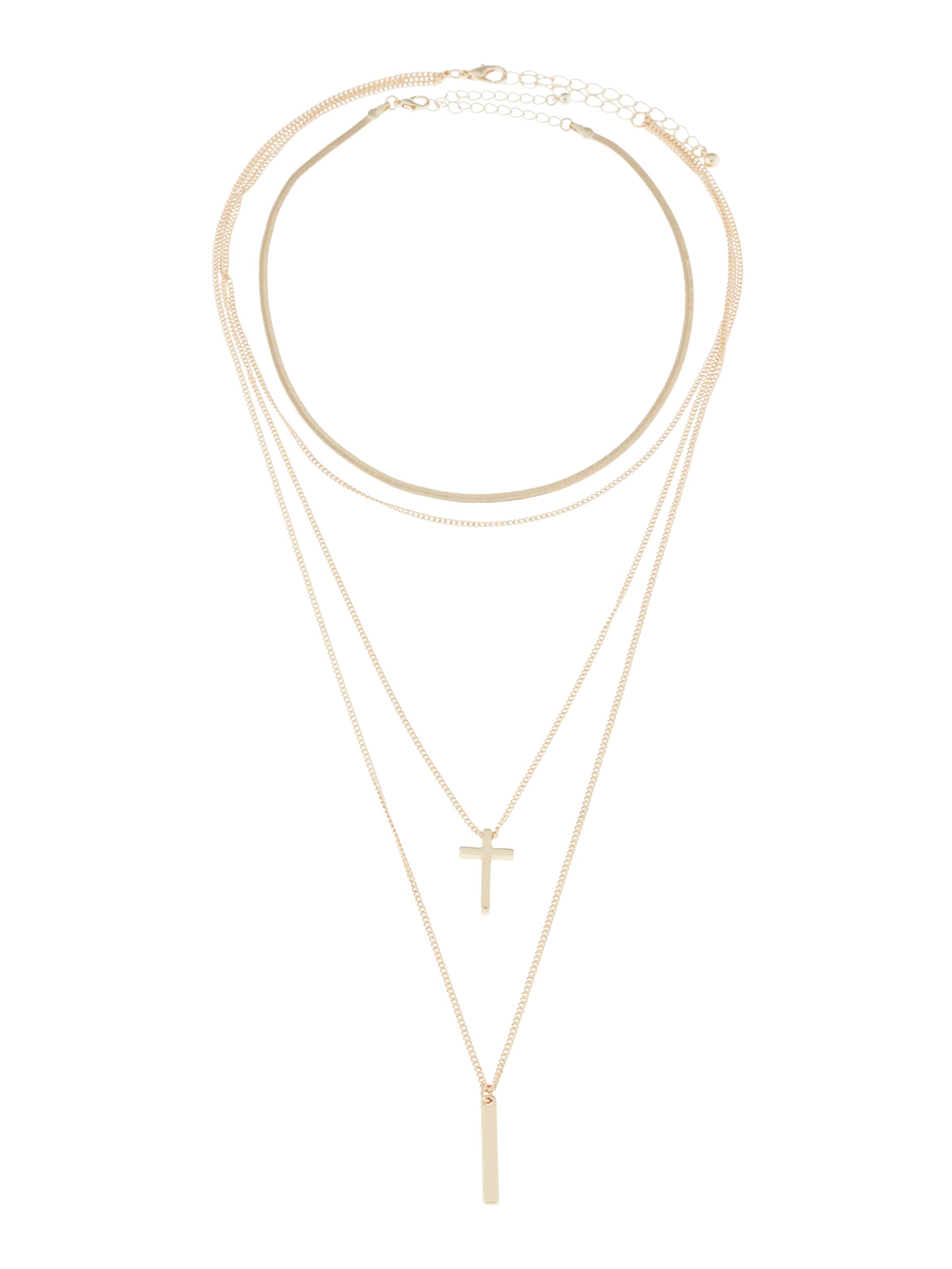 Chaîne 'KCN-68567-1V' ABOUT YOU en or : devant