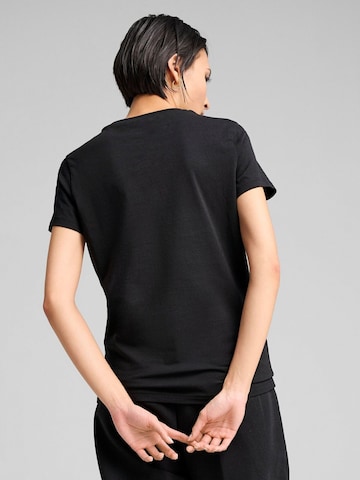 PUMA - Camiseta 'Puma Ess Metallic No. 1 Logo Tee' en negro