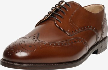 Henry Stevens Lace-Up Shoes 'Jones FBD' in Brown: front