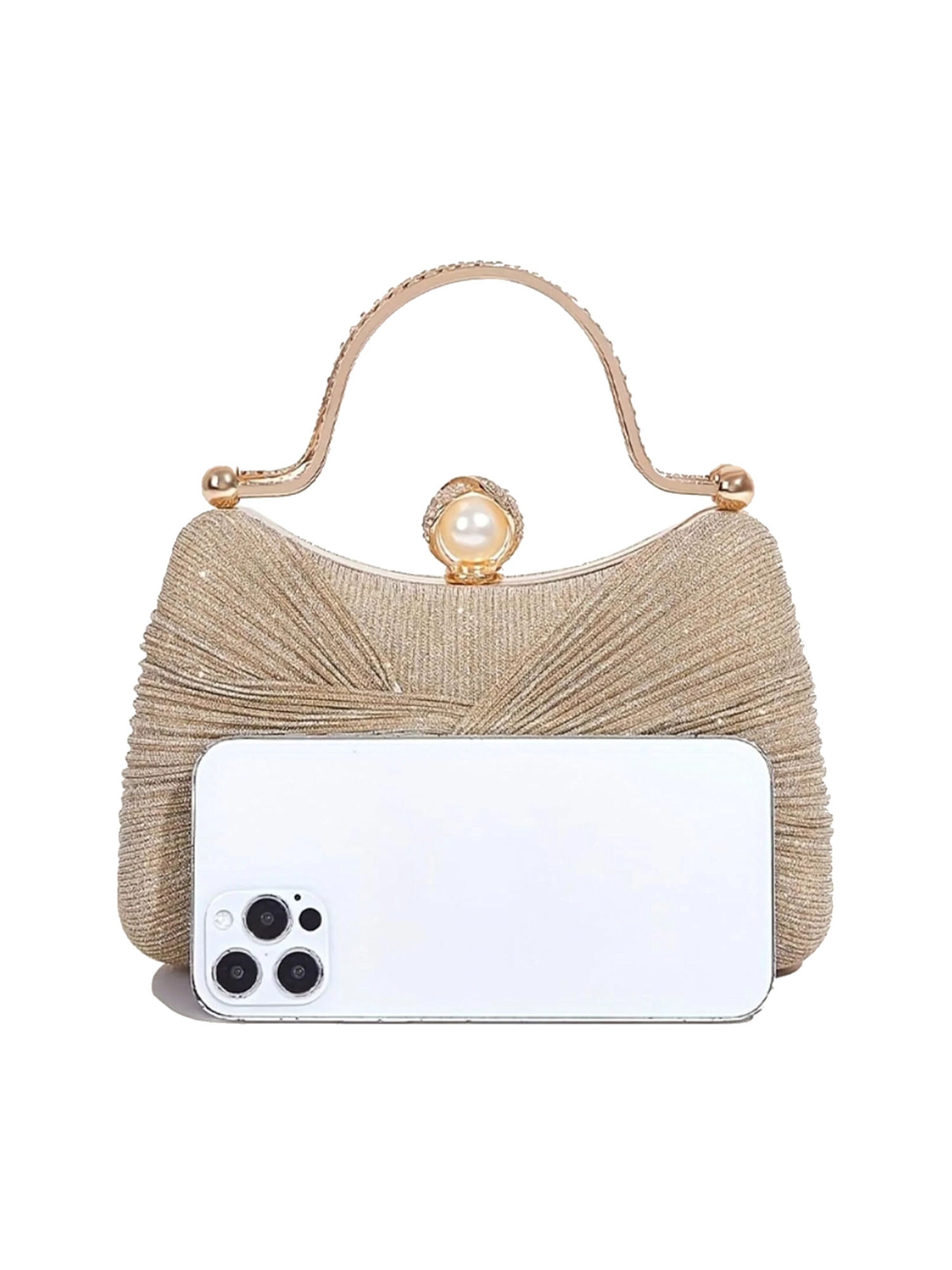 Tomshop24-7 Clutch 'Isabella' in Gold