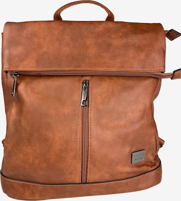 Kumixi Backpack '2in1 Rucksacktasche' in Brown: front