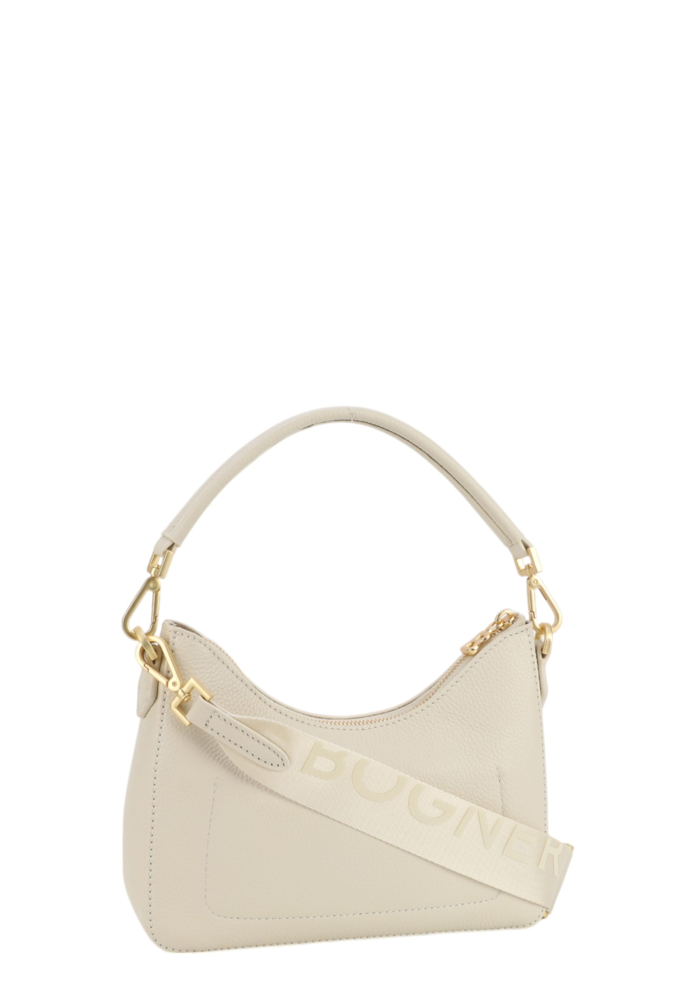 BOGNER Schultertasche 'Pontresina Neve Lora' in Beige