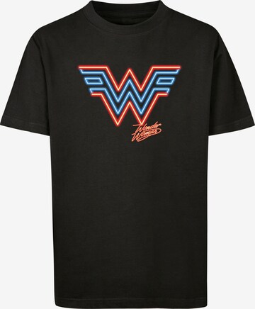 F4NT4STIC Shirt 'DC Comics Wonder Woman 84' in Black: front