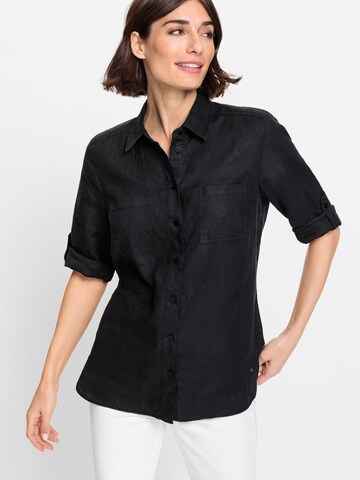 Olsen Blouse in Zwart: voorkant