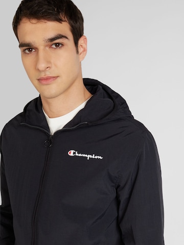 Champion Authentic Athletic Apparel Демисезонная куртка в Черный