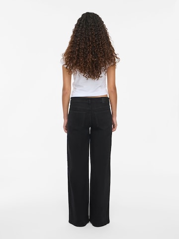 Noisy may Wide leg Jeans 'NMKenzie' i svart