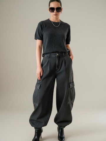 WEARABLE STORIES Sweater 'Nina' in Grey