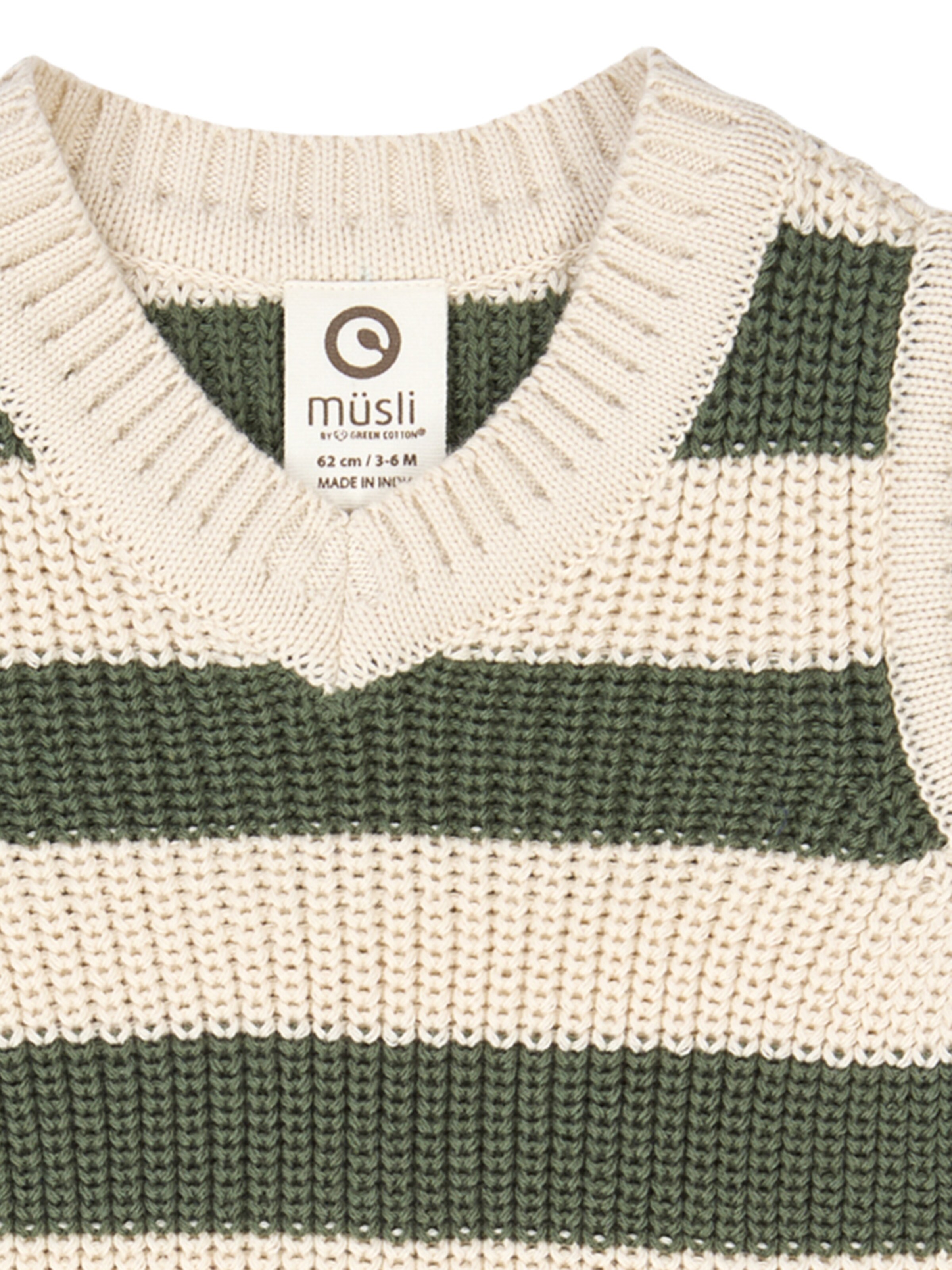 Pull-over Müsli by GREEN COTTON en beige