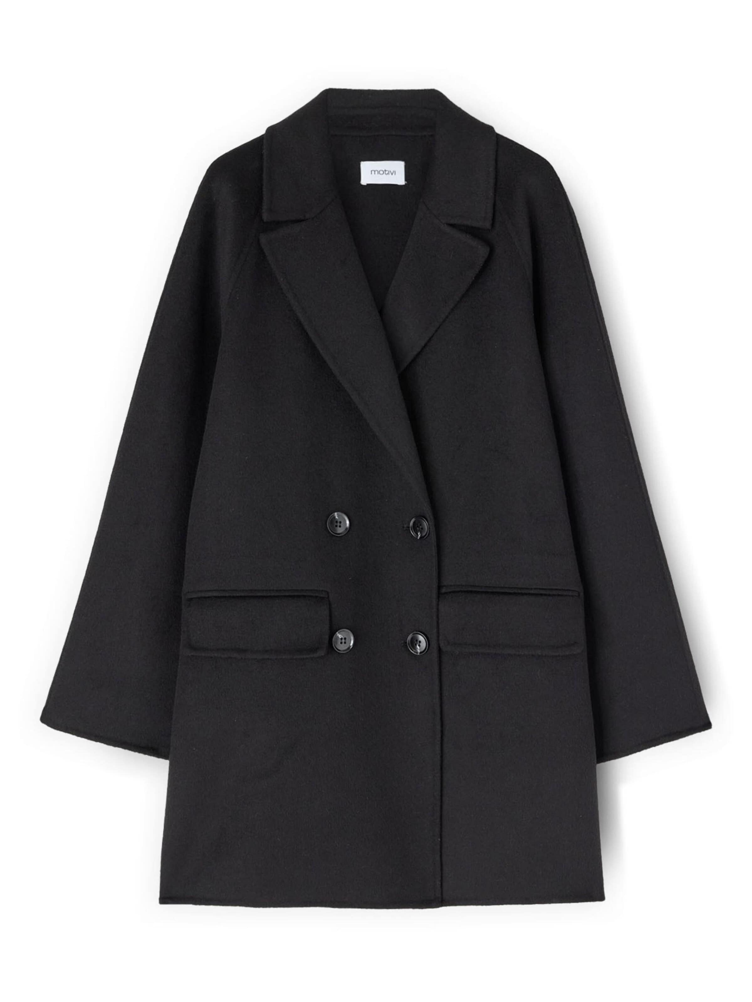 Manteau d’hiver MOTIVI en noir : devant