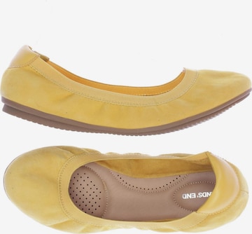 Lands‘ End Flats & Loafers in 41 in Yellow: front