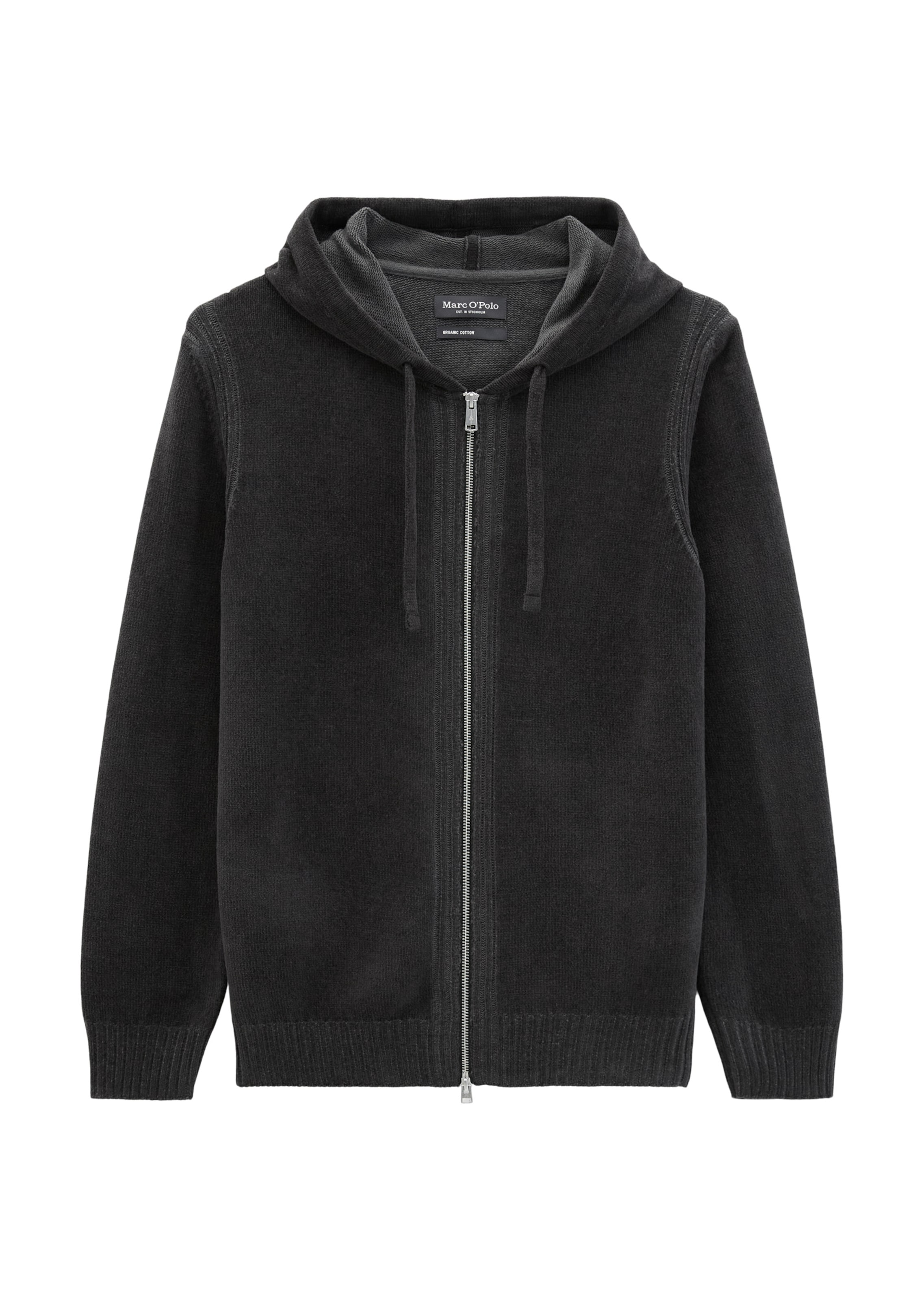 Marc O'Polo Knit Cardigan in Grey: front