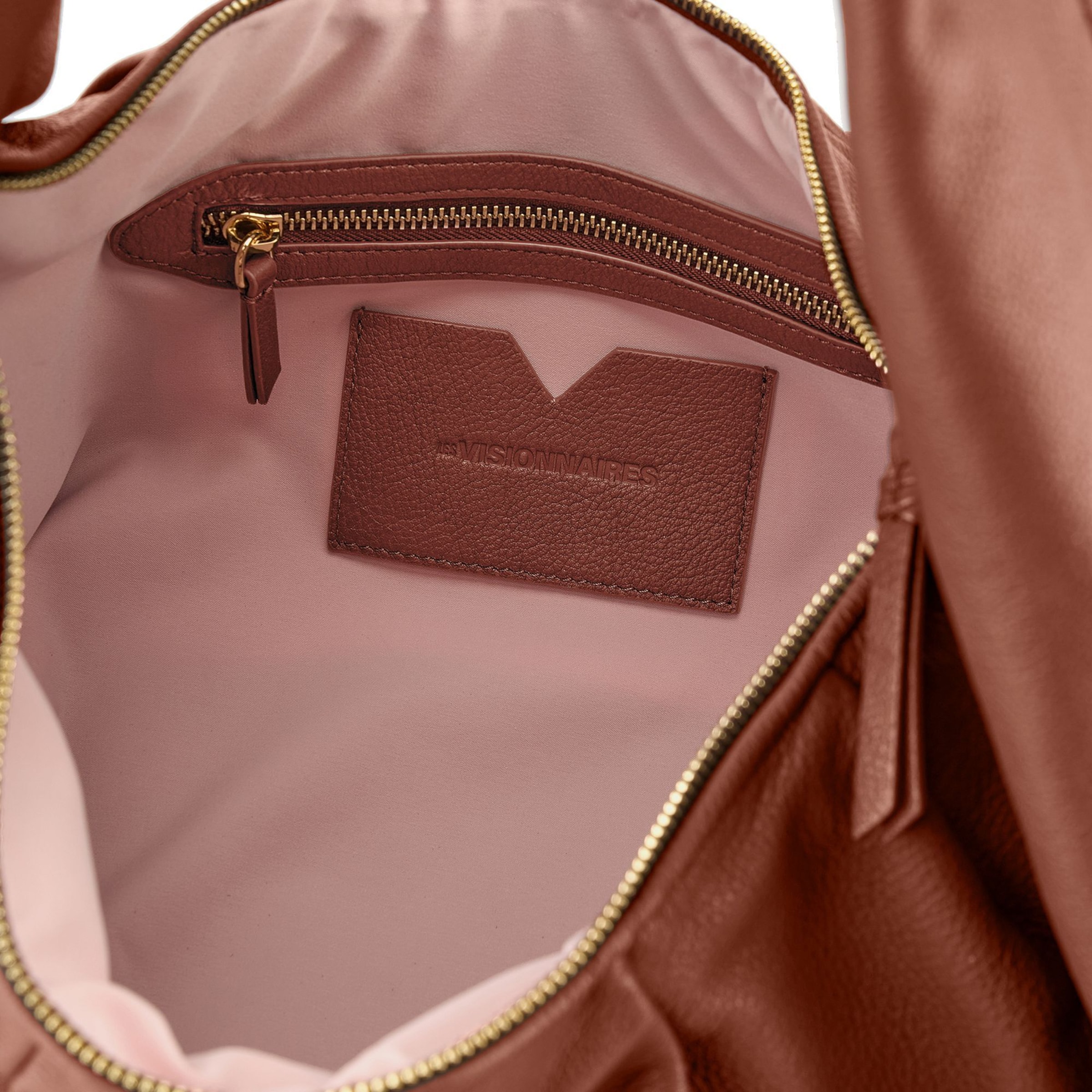 Sac bandoulière 'Greta' Les Visionnaires en marron