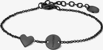 Liebeskind Berlin Armband in Schwarz: Vorderseite