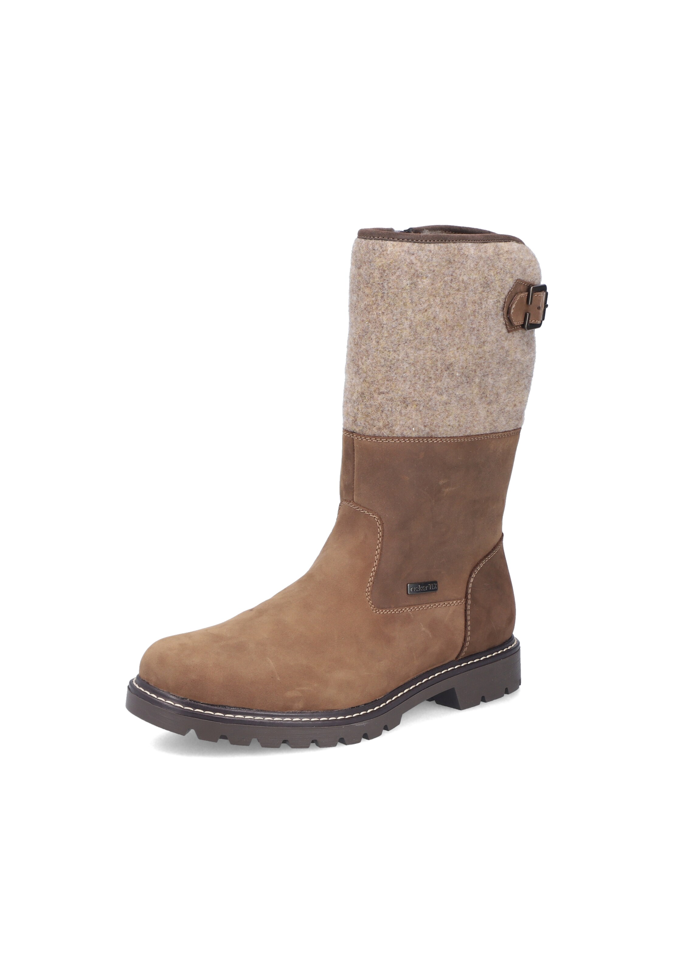 Bottes Rieker en marron : devant