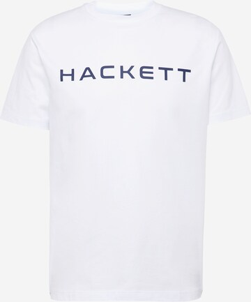 Tricou 'ESSENTIAL' de la Hackett London pe alb: față