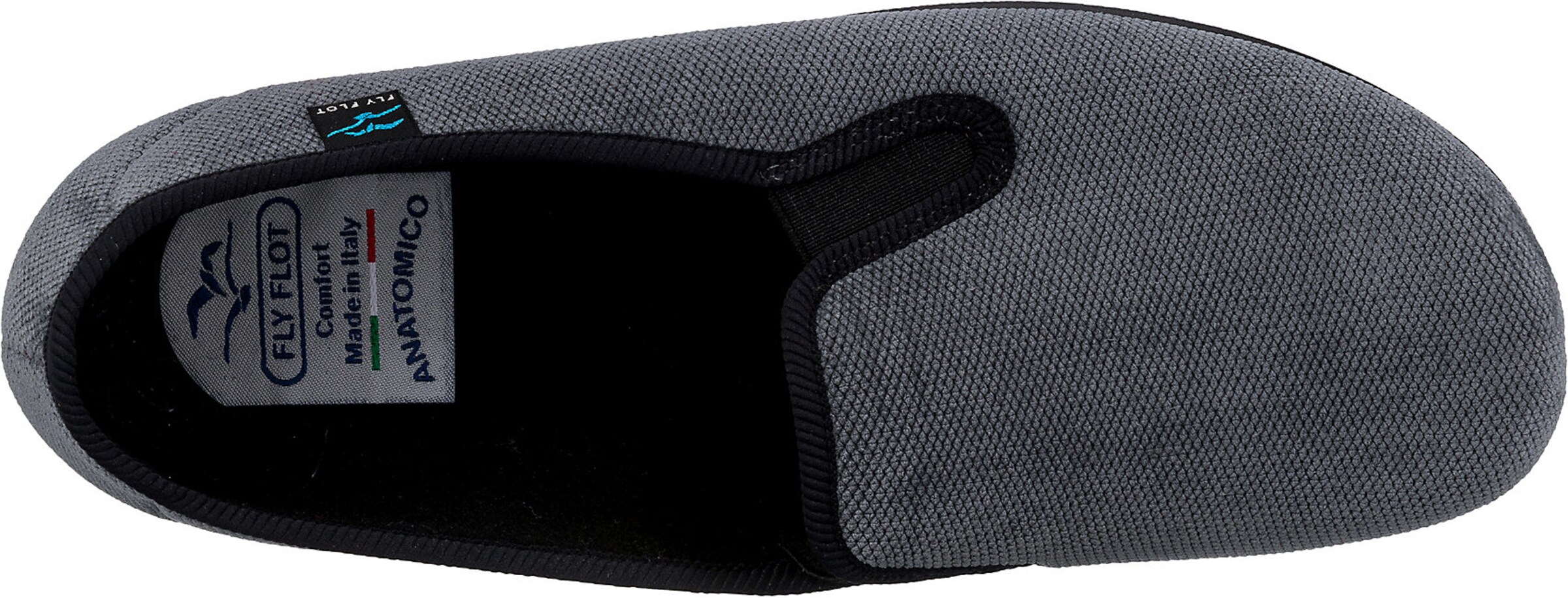 Männer Offene Schuhe FLY FLOT Hausschuh in Graphit - DN97200 Männer Offene Schuhe FLY FLOT Hausschuh in Graphit - DN97200