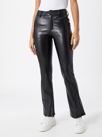 SISTERS POINT Flared Pants 'Dinea' in Black: front