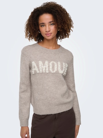 JDY Tröja 'JDYAMOUR' i grå